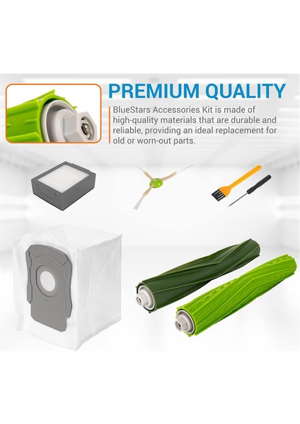 Irobot Roomba E & I & J Serisi, I1 I1+ I7 I7+ I3 I3+ I4 I4+I6+I8+ J7 J7PLUS E5 E6 E7 Rulo Fırçalar Için Yedek Kit (Yurt Dışından) fiyatları