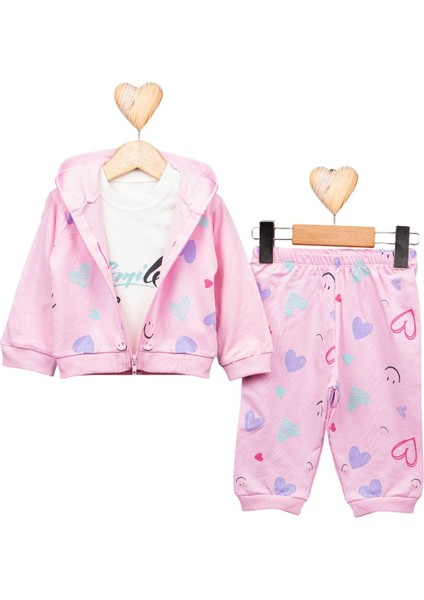 Kalp Baskılı Kız Takım