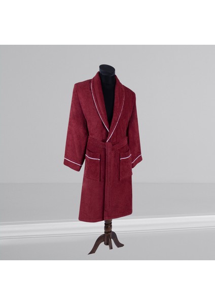 % 100 Pamuklu Laodikeia Şalyaka Bornoz Kadın Erkek Unisex Beyaz