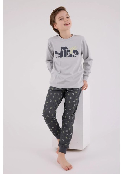 Uzun Kol Erkek Çocuk Pijama Takım 3683 fiyatları