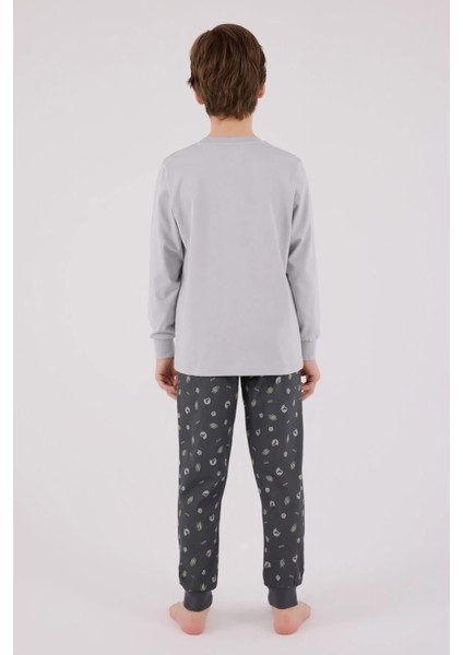 Uzun Kol Erkek Çocuk Pijama Takım 3683 fırsatları