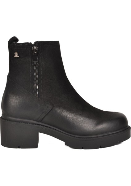 2454601K Z Siyah Nubuk Hakiki Deri Kadın Bot modelleri