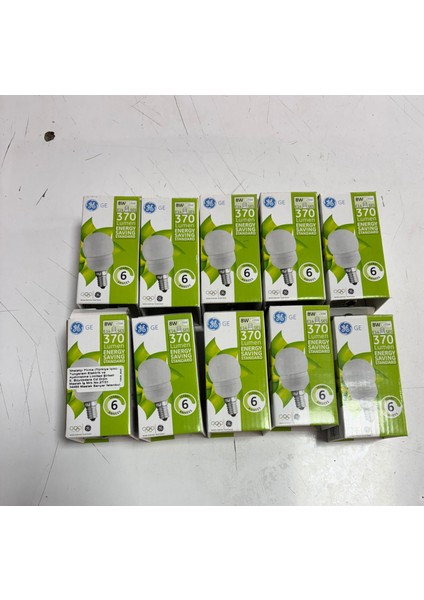 10'lu 8 Watt E-14 Top Tasarruf Ampulü 2700 Kelvin (Sarı Işık) fiyatları
