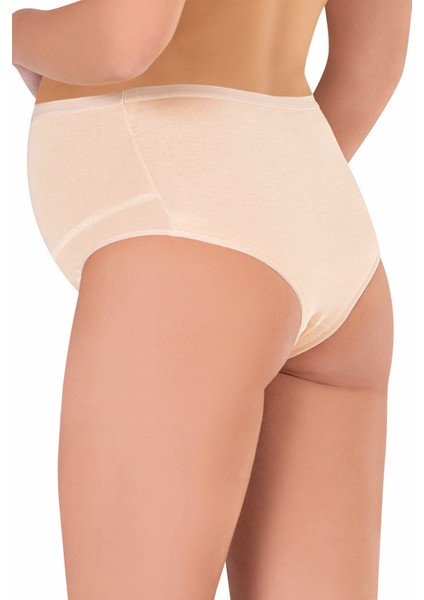 Özkan 23582 3'lü Paket Kadın Ten Rengi Pamuklu Likralı Süprem Hamile Lohusa Yüksek Bel Bato Külot fırsatları