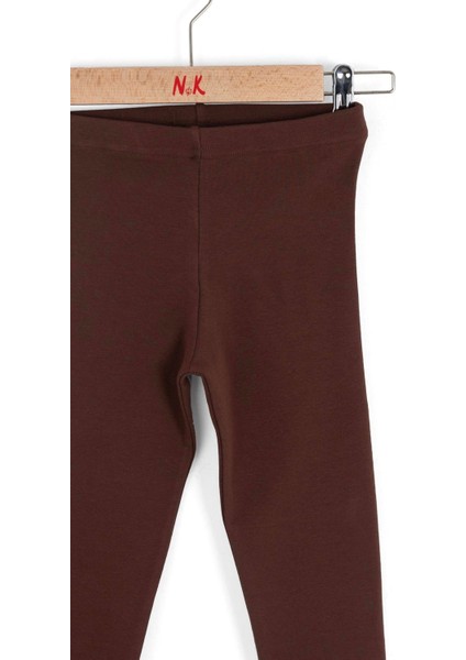 Kız Çocuk Moroon Tayt 4-8 Yaş Kahve modelleri