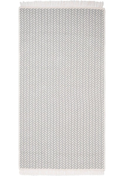 Cotto 80X150CM %100 Pamuk Çift Taraflı Çamaşır Makinesinde Yıkanabilir Saçaklı Kilim