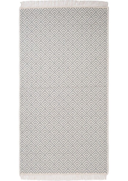 Cotto 80X150CM %100 Pamuk Çift Taraflı Çamaşır Makinesinde Yıkanabilir Saçaklı Kilim