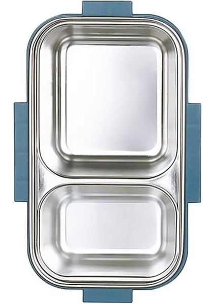 Aura 2 Bölmeli Isıtılabilir Çelik Saklama Kabı | 150 ml + 300 ml | Sıcak Su ile Isıtma Özellikli fırsatları