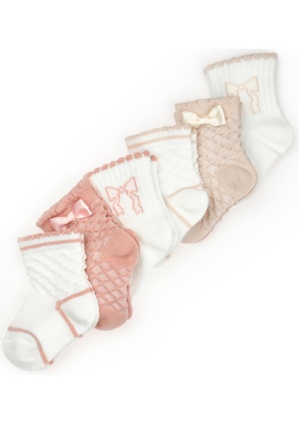 CSYC1004 Bebek 6'lı Fiyonklu Çorap %100 Organik Pamuk, Bebek - Yenidoğan - CSYC1004 fırsatları