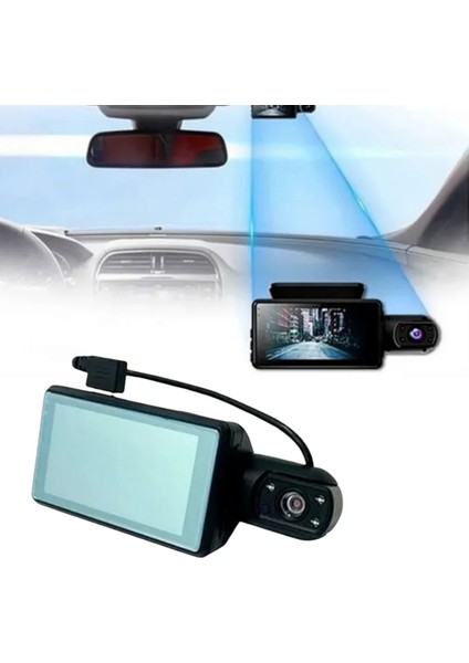 Buffer® Araç Içi & Dışı Çift Lensli Wifi Kamera - 1080P Hd,gece Görüşlü, G-Sensörlü Dvr Dashcam fiyatları