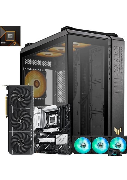 Amd Ryzen 7 9800X3D 64GB 2tb M2 16GB RTX5070TI Oc W11P