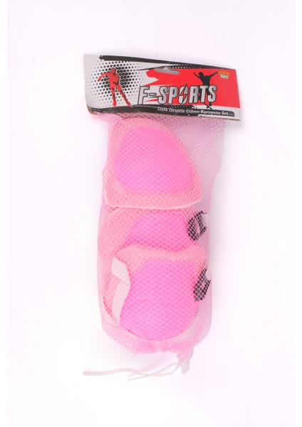 Dizlik Dirseklik Koruyucu Seti Pembe FR38811 indirimleri