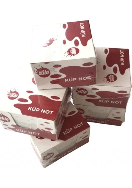 Küp Blok Beyaz ( 9 * 9 Cm) ( 5 Adet )