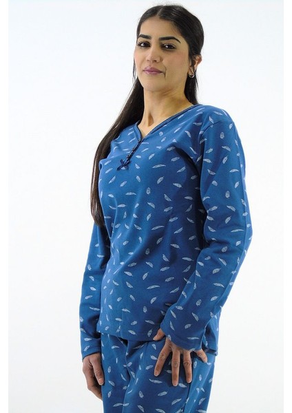 Desenli Interlok Pijama Takımı fırsatları