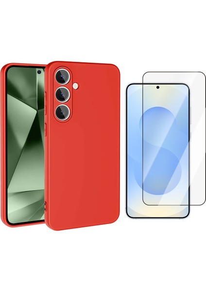 Samsung Galaxy A36 Uyumlu Kılıf Vendas Mara Lansman Kapak + Cam Ekran Koruyucu