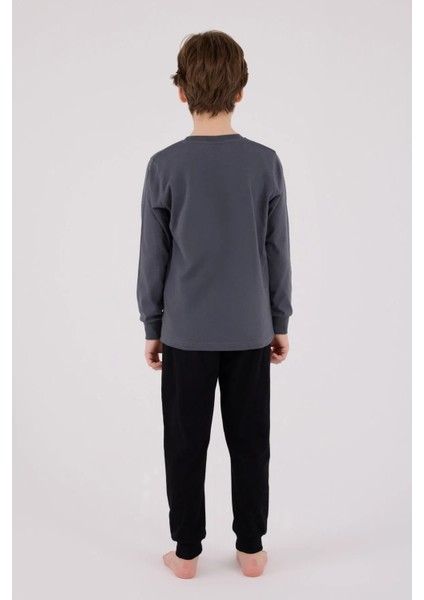 Uzun Kol Erkek Çocuk Pijama Takım 3684 indirimleri