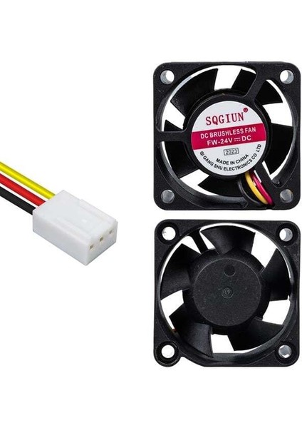 Powermaster IC-216 3p Kablolu 40X40X20 mm 24 Volt Fırçasız Dc Kasa Fanı