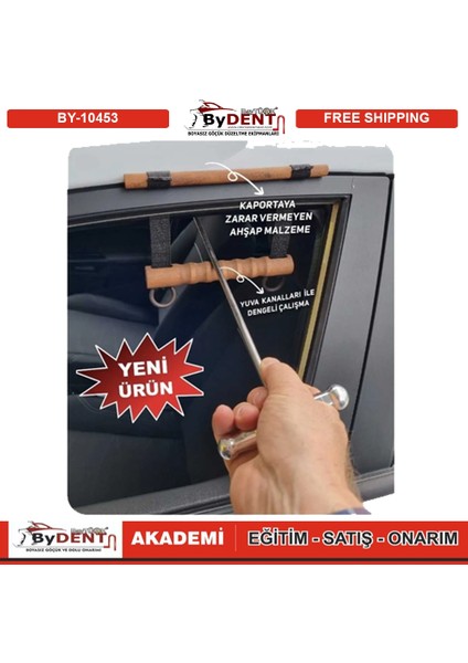 Pdr Boyasız Göçük Düzeltme Kapı Askı Aparatı Ahşap | Profesyoneller Için Özel Üretim