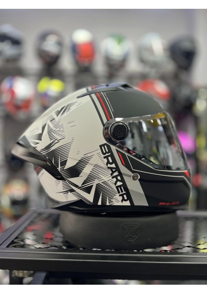 Braker Charm Mat Beyaz Şeffaf (+1 Ayna Vizör) fiyatları