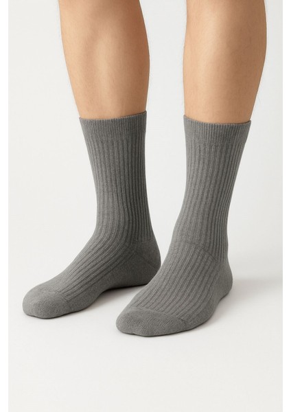 Plus Scorpion Erkek Pamuklu Soket Çorap 3’lü Paket – 40-44 Numara – Siyah / Gri / Petrol – Nefes Alabilir – Günlük ve Spor Kullanım