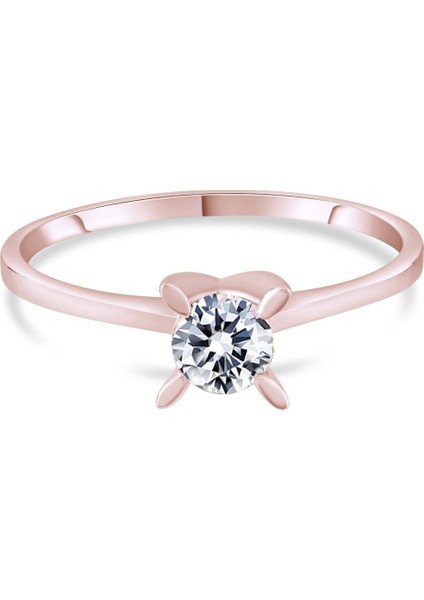 0.30 Karat Tektaş Pırlanta Yüzük, Gerçek Pırlanta, Sertifikalı Mücevher