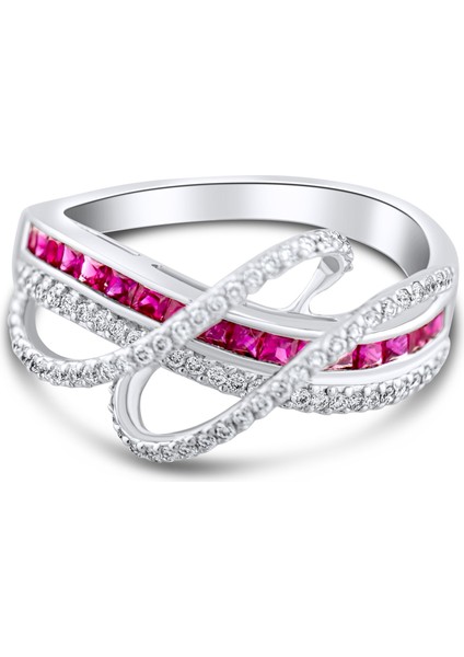 0.95 Karat Pırlanta Yakut Yüzük, Gerçek Pırlanta, Sertifikalı Mücevher