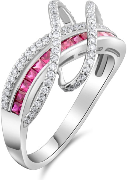 0.95 Karat Pırlanta Yakut Yüzük, Gerçek Pırlanta, Sertifikalı Mücevher fırsatları