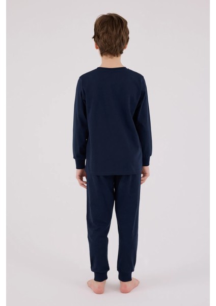 Uzun Kol Erkek Çocuk Pijama Takım 3684 indirimleri