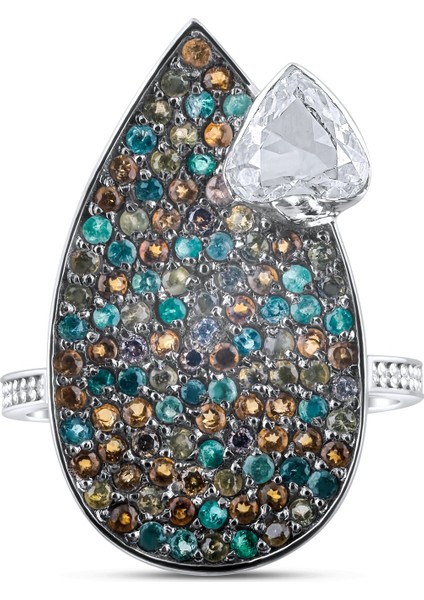 1.61 Karat Pırlanta Yüzük, Gerçek Pırlanta, Sertifikalı Mücevher fırsatları