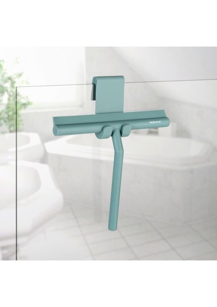 Gbmotion Turkuaz, Silikon Banyo ve Duş Sileceği – Askı Aparatlı, 21 x 24,5 cm