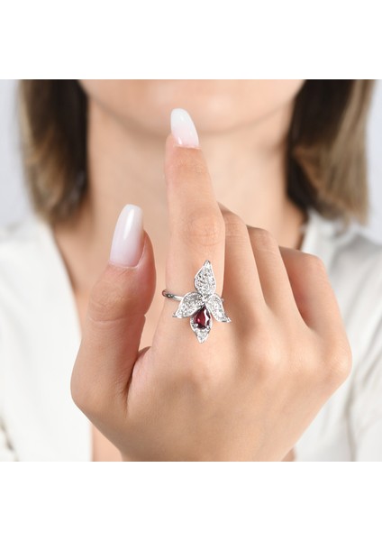 1.27 Karat Pırlanta Rhodolite Yüzük, Gerçek Pırlanta, Sertifikalı Mücevher fiyatları