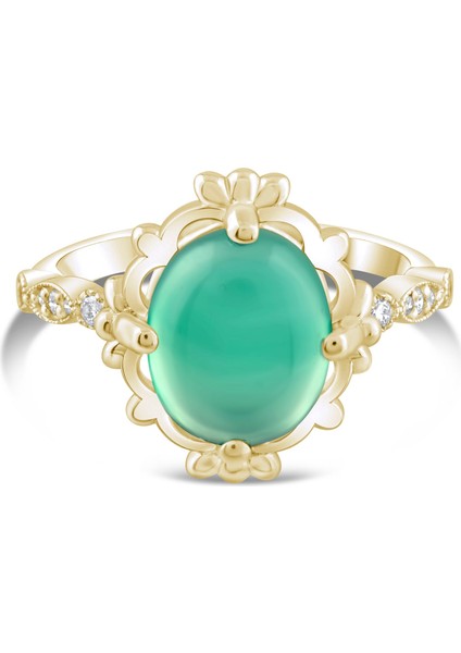 3.63 Karat Pırlanta Zümrüt Yüzük, Gerçek Pırlanta, Sertifikalı Mücevher