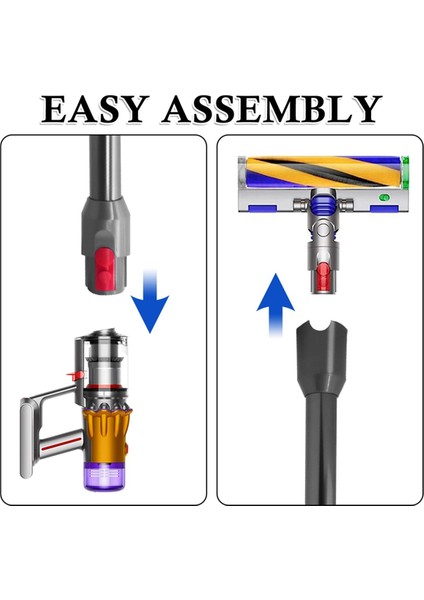 Dyson V10 Digital SLIM/V12 Detect Slim Kablosuz Dikey Elektrikli Süpürge Hızlı Çıkarma Düz Boru Çubuğu-A Için Uzatma Çubuğu (Yurt Dışından) modelleri