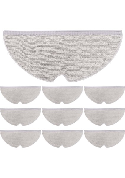 10 Adet Mikrofiber Paspas Bezi Roborock S5 S5 Max S6 S6 Pure S6 Maxv E4 E35 E2 Elektrikli Süpürge Parçalarıyla Uyumlu (Yurt Dışından)