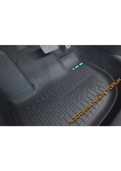 Honda Jazz 2020+ Uyumlu Sahler Araca Özel Sahler 4.5d Premium Havuzlu Oto Paspas - Honda Jazz