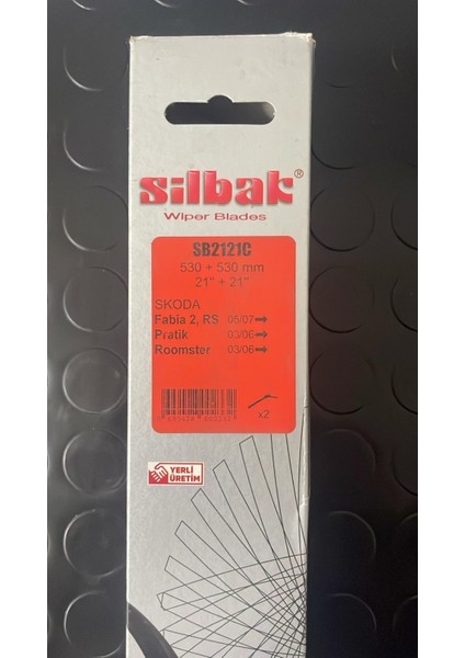 Silecek Süpürgesi Takım 530/530 Skoda Fabia 2/rs/pratik/roomster SB2121C