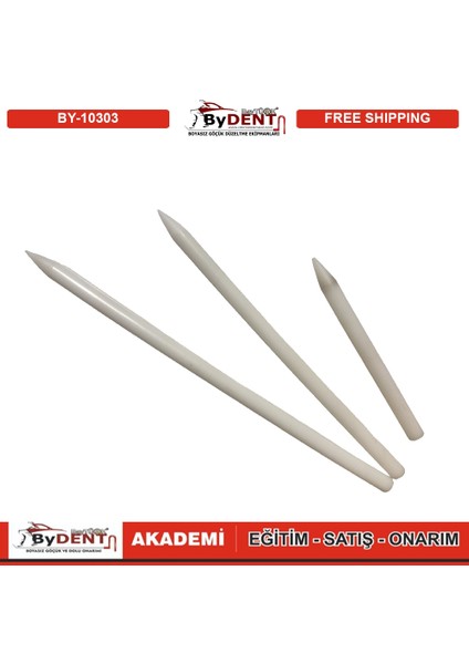 Pdr Boyasız Göçük Düzeltme Kalemi Damar Kırma 3 Lü Set