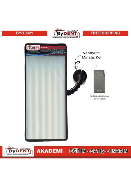 Pdr Boyasız Göçük Düzeltme Şarjlı Küçük Lamba Mıknatıslı 45X21 fiyatları