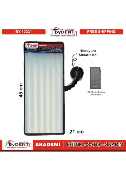 Pdr Boyasız Göçük Düzeltme Şarjlı Küçük Lamba Mıknatıslı 45X21 modelleri