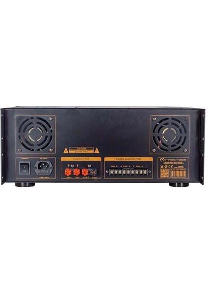 Magicvoice MV-1215 Usb-Bt-Uk Rms 200W - MAX.1600W 6 Zon Trafolu Küp Mixer Anfi modelleri