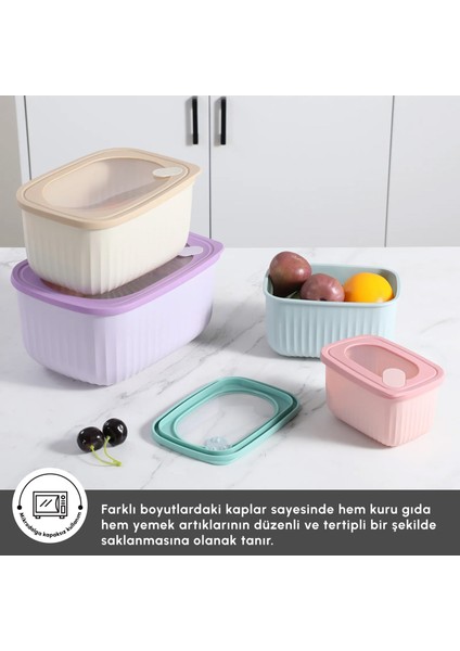 Grotes 4'lü Saklama Kabı modelleri