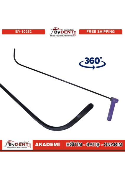 Pdr Boyasız Göçük Düzeltme Özel Çubuk Sustalı 360 Döner Kulp