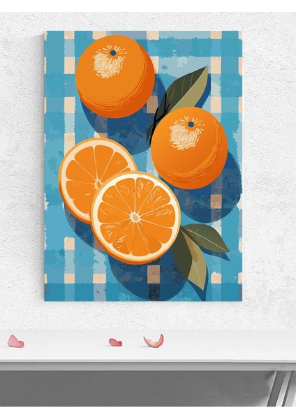 Citrus Symphony, Narenciye Senfonisi Natürmort Mutfak Poster - Afiş - Dekoratif Duvar Poster