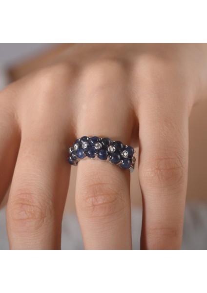 2.73 Karat Pırlanta Tanzanit Yüzük, Gerçek Pırlanta, Sertifikalı Mücevher modelleri