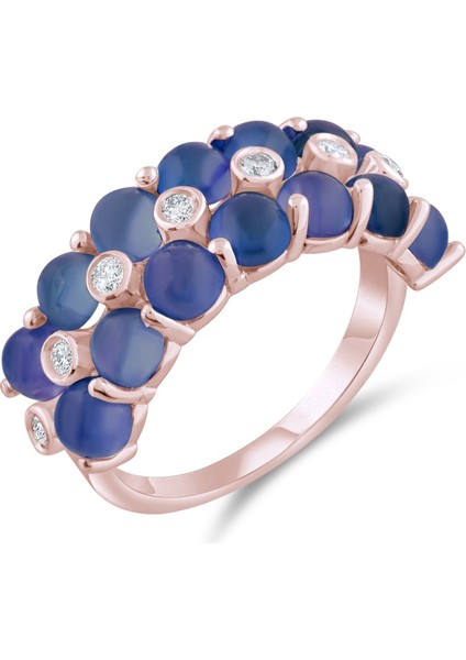 2.73 Karat Pırlanta Tanzanit Yüzük, Gerçek Pırlanta, Sertifikalı Mücevher fırsatları