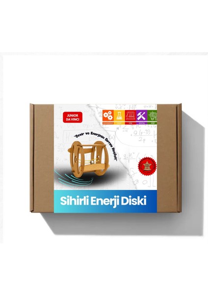 Sihirli Enerji Diski – Çocuklar Için Eğitici Ahşap Stem Oyuncak | Junior Da Vinci Bilim Seti fiyatları