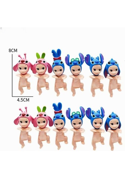 Sonny Angel Lilo & Stitch Hipper Serisi Blind Box Tekli Figür Dekoratif Oyuncak modelleri