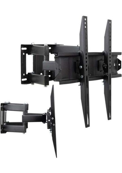 Vontech VT-852 Hc Pro 55-85'' Çift Kollu Kilitli Hareketli Televizyon Duvar Askı Aparatı