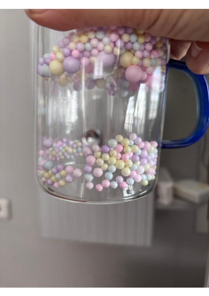 Renkli Toplu Çift Çidarlı Kulpları Renkli Yuvarlak Bardak fiyatları