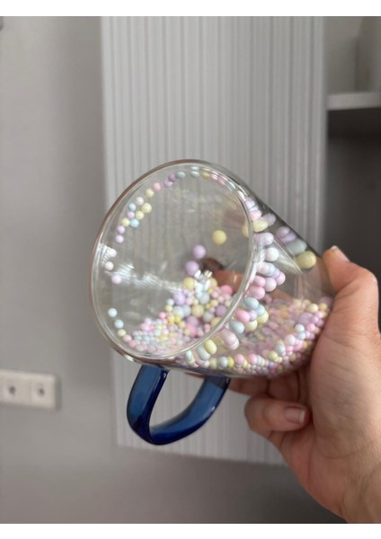 Renkli Toplu Çift Çidarlı Kulpları Renkli Yuvarlak Bardak fırsatları